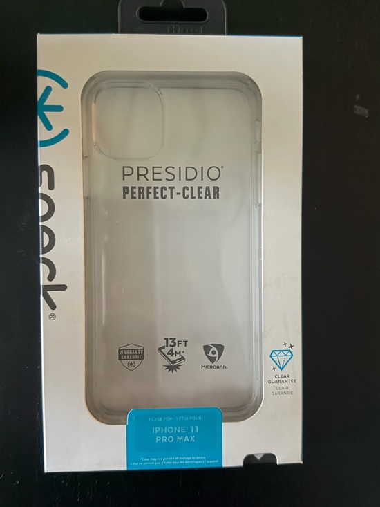 speck Other - speck Presidio Perfect-Clear Transparent Phone Case for iPhone 11 Pro Max